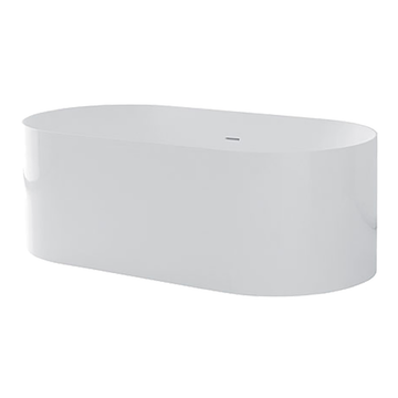 BATHTUBS 7433 - Oval polymineral bathtub G&M by Kerasan
