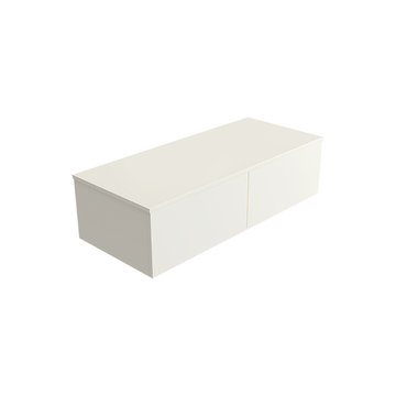 NOLITA 7441 - Wall hung forniture cm 120 with 2 draws push & pull locking system by Kerasan
