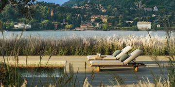 Mesh Double Deckchair by Kettal