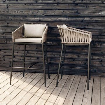 Bitta Counter Height Bar Stool Bela Rope by Kettal - view 4