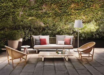 Basket Outdoor Club Chair by Kettal - view 3