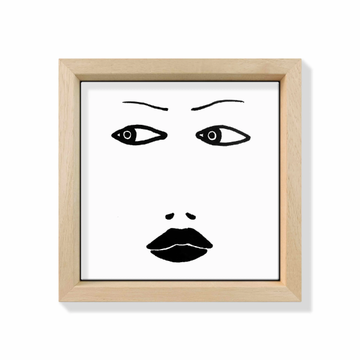 FACES III - Ceramic tile with frame by Kiasmo - view 3
