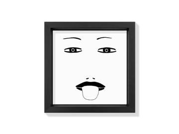 FACES II - Ceramic tile with frame by Kiasmo - view 2