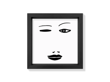 FACES X - Ceramic tile with frame by Kiasmo - view 2