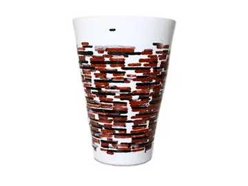 HORIZONTAL I - Ceramic vase by Kiasmo - view 2
