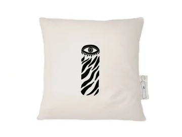 ICON I - Square linen cushion by Kiasmo - view 2