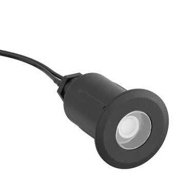 Accent Light In-Ground 12 V 2 W Size:3" H x 2" DIA Model:15490BKB by Kichler