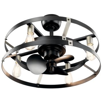 Cavelli Ceiling Fan 300040S by Kichler - view 3