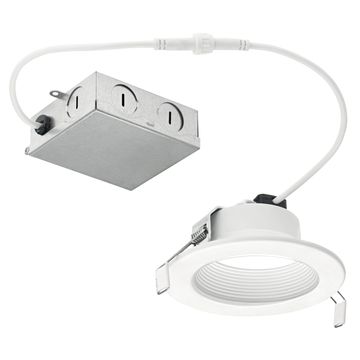 Direct To Ceiling Recessed LED Downlight DLRC04R2790WHT by Kichler