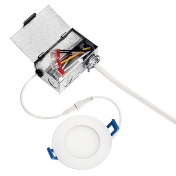 Direct To Ceiling Slim LED Downlight DLSL05R3090WHT by Kichler - view 2