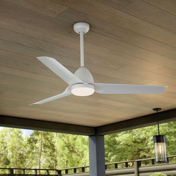 Fit Ceiling Fan 54" 3 Blades Selectable CCT Size:13.25" H x 54" DIA Model:310254SBK by Kichler