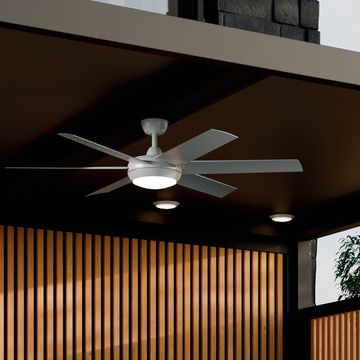 Mint Ceiling Fan 60" 6 Blades Selectable CCT Size:13.5" H x 60" DIA Model:310260NI by Kichler