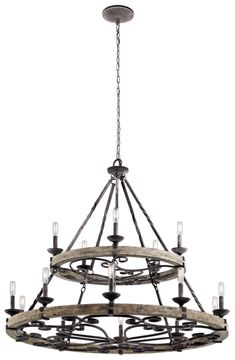 Taulbee Chandelier 43826WZC by Kichler - view 2