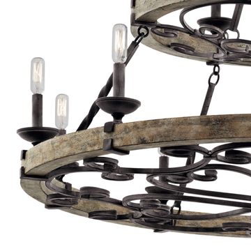 Taulbee Chandelier 43826WZC by Kichler - view 3
