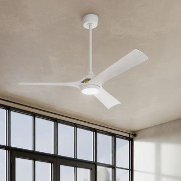 Veetra Ceiling Fan 56" 3 Blades 3000K Size:14.5" H x 56" DIA Model:300056-MWH by Kichler