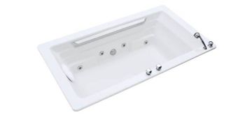 Seawall 7' Drop-In Whirlpool, Less Trim Kit | K-1398-H2 by Kohler