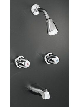 Trend Shower Faucet with Metal Handles, Direct Sweat Connections | K-11730-UC by Kohler
