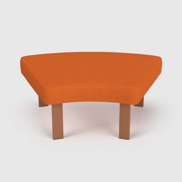 Bulada (Snake) Ottoman - Senior Curved Small by Koskela