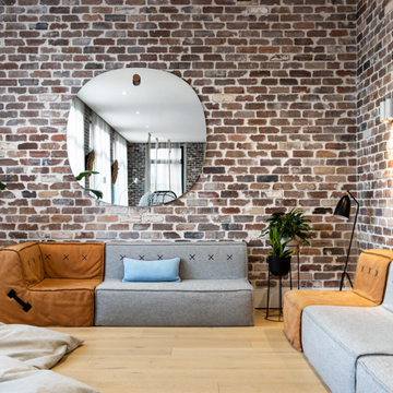 Standard Quadrant Soft Modular Sofa - Square Ottoman - Work by Koskela
