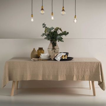Square tablecloth with border * while supplies last by LA FABBRICA DEL LINO