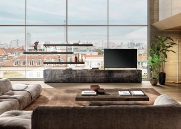 A Freestanding Wall for the Living Room by Lago