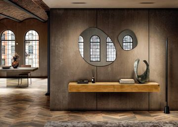 Minimalist Entryway Table: Materia Console by Lago