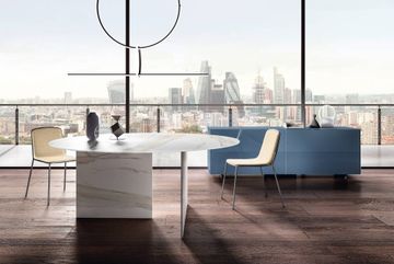 Stratum XGlass Table: Sculptural & Eco-Friendly Design by Lago