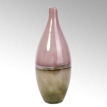 Enshi vase, glass, quarz by Lambert