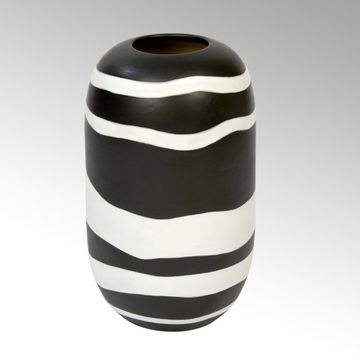 Azuki ceramic pot, black/white by Lambert