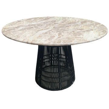 Kaiko table base outdoor black by Lambert