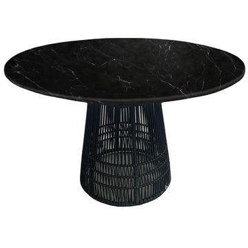 Kaiko table base outdoor black by Lambert