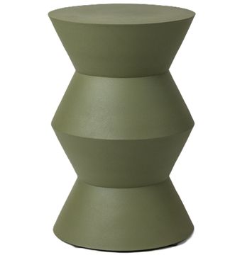 Miju side table, olive by Lambert
