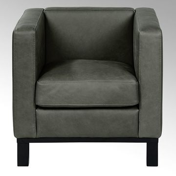 Bella armchair, 74x72x7o cm with leather Afrika, by Lambert