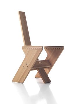 CANONE - Sedia in legno massello by Lando