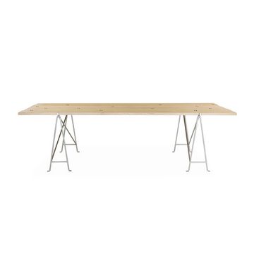HAUTE COUTURE - Tavolo con piano in legno massello sabbiato by Lando