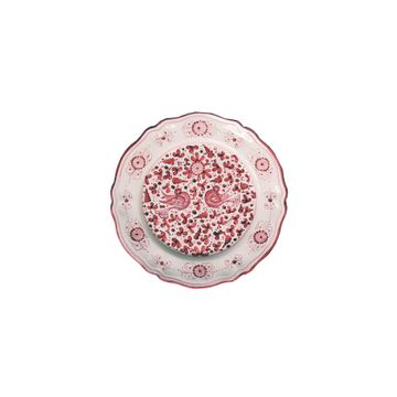 Piatto da muro - decoro Arabesco Rosa by L'Antica Deruta