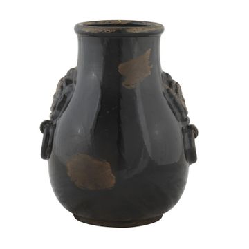 Vase - decor Arcaica Black by L'Antica Deruta
