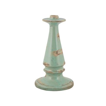 Candlestick - decor Arcaica Green by L'Antica Deruta