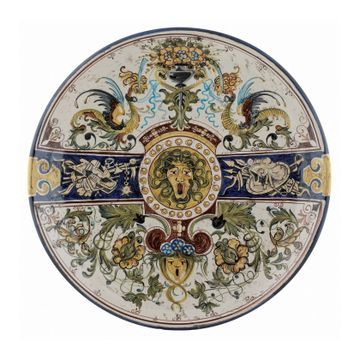 Wall plate - decor Armi by L'Antica Deruta