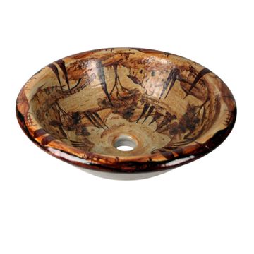 Sink for bathroom/kitchen - decor Paesaggio by L'Antica Deruta