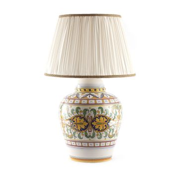 Lamp with shade - decor Cinquecento by L'Antica Deruta