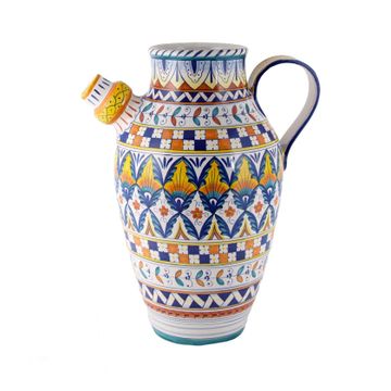 Vase/Pitcher - decor Geometrico-Verio-Deruta by L'Antica Deruta