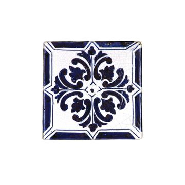 Hand made ceramic tiles - set of 3 pcs - decorated -old cotto- PT/50B by L'Antica Deruta