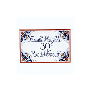 House Tile - Personalized - Ricco Deruta by L'Antica Deruta