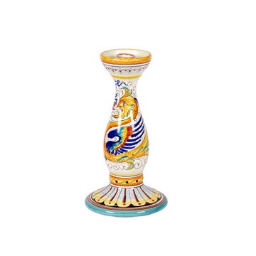 Candleholder - decoro Raffaellesco by L'Antica Deruta