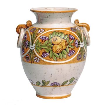 Vase - decor Robbiane by L'Antica Deruta