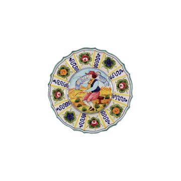 Wall plate - decor Four Seasons - Summer by L'Antica Deruta
