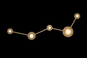Constellation Cassiopeia Ceiling Sconce by Lasvit - view 4
