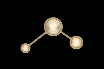 Constellation Tri Stars Wall Sconce by Lasvit - view 5