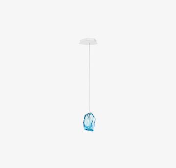 Crystal Rock Single Pendant by Lasvit - view 5